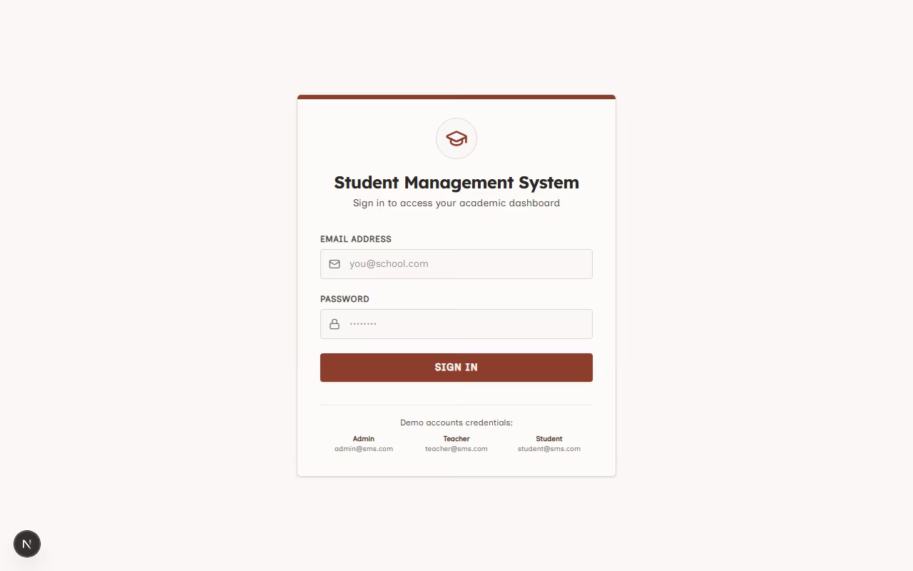 Student Management System QA Playwright