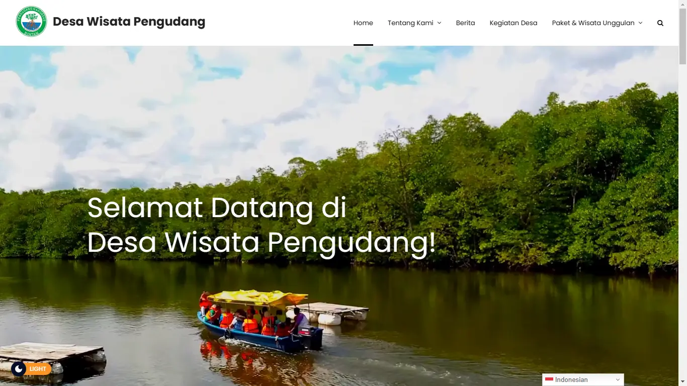 Desa Wisata Pengudang Website