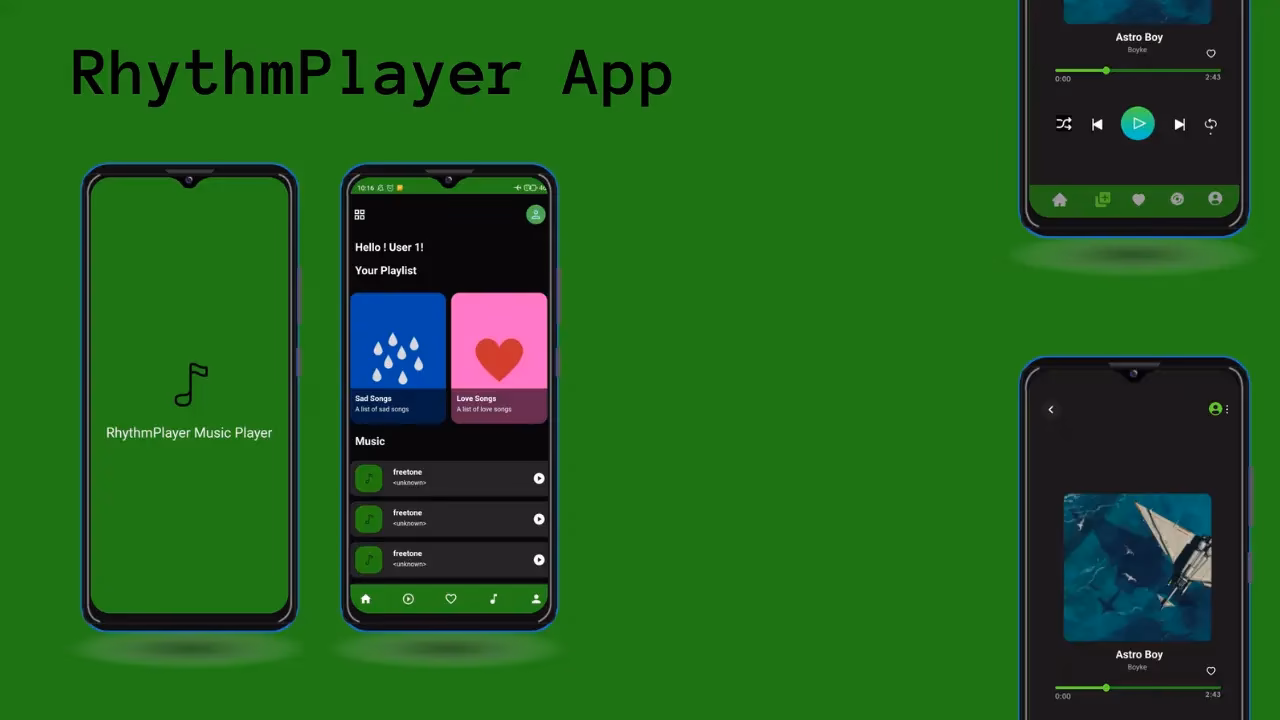 RhythmPlayer Music App: Music Player