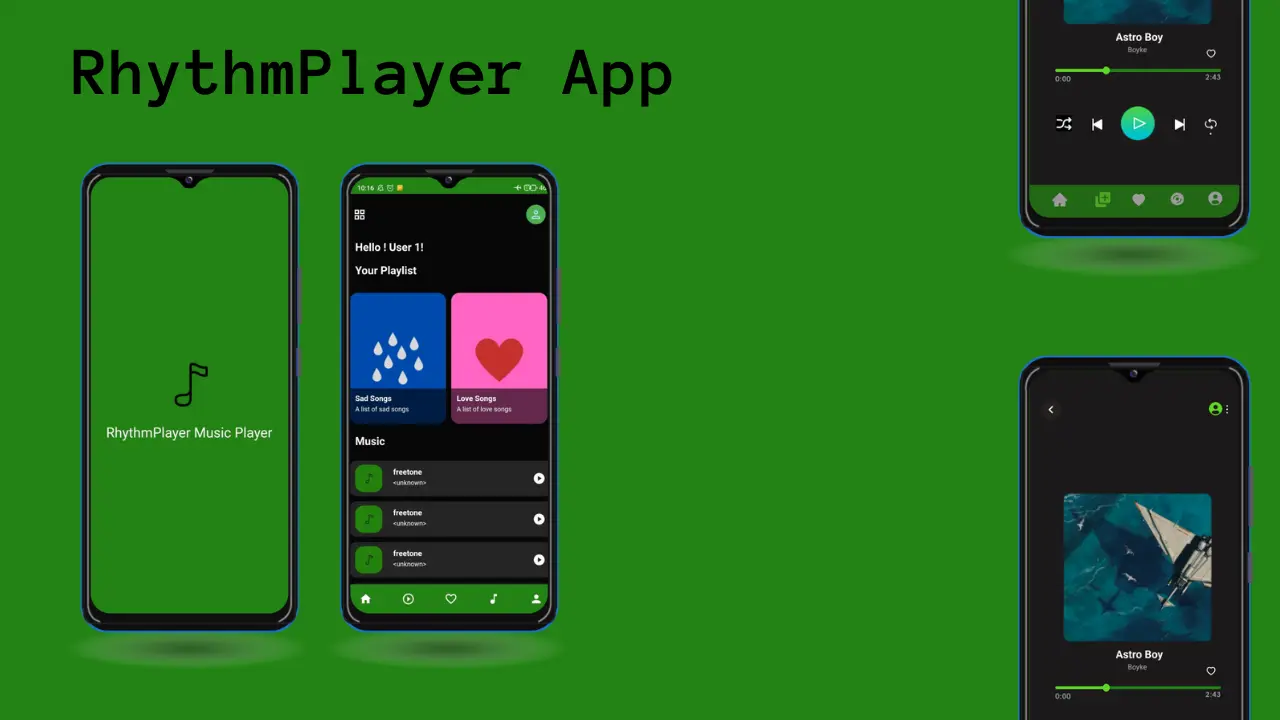 RhythmPlayer Music App: Music Player